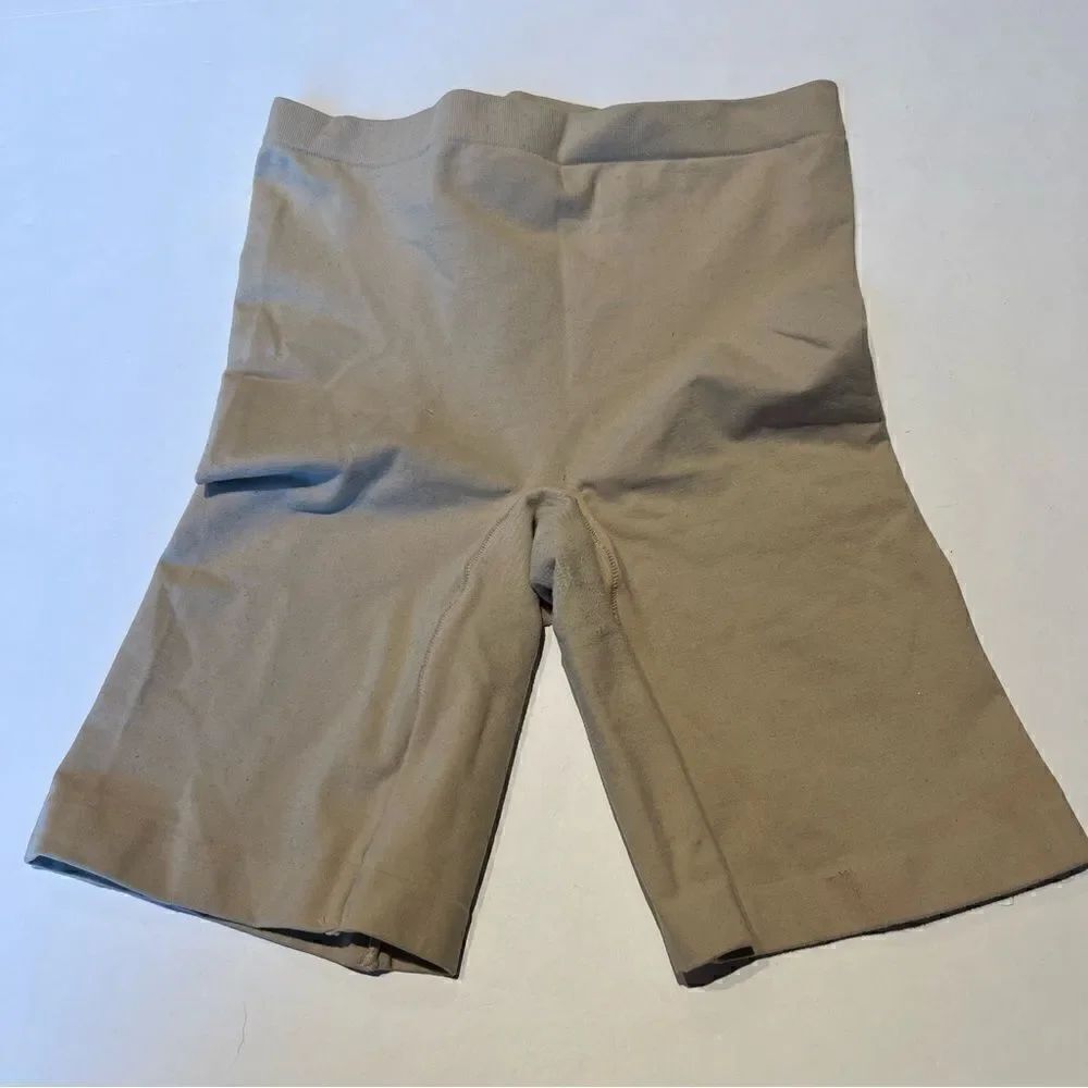 Hanes Her Way Shapewear Long Boy Shorts Nude Size 2XL